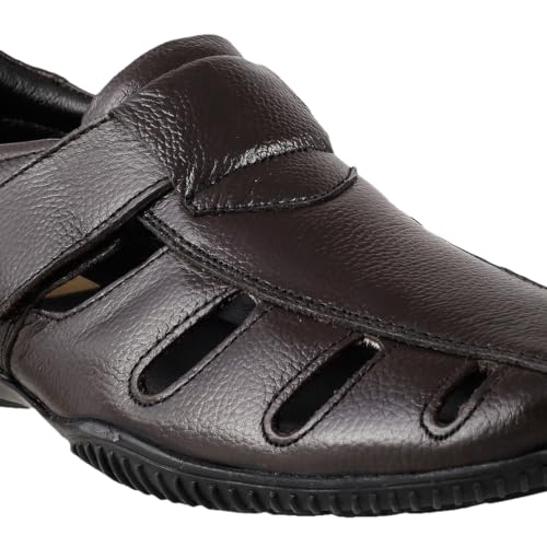 Image of Mochi Men' Brown Sandals