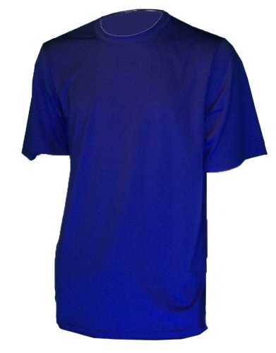 Fits Like a Tee Shirt Relaxed Loose Fit Rash Guard -Crafted in The USA (X-Large, Royal Blue)