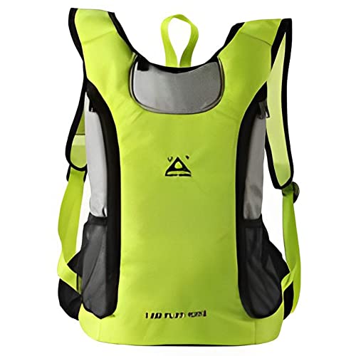 Fahrradrucksack 30L Fahrrad MTB Biking Daypack Wasserdichter atmungsaktiver Fahrradrucksack Outdoor Klettern Laufen Camping Wanderrucksack mit RC Blinker USB Aufladen,Grün Cover