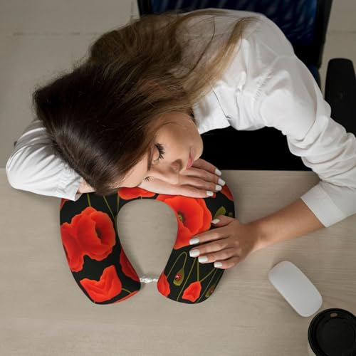 Almohada de poliéster para cuello y hombros negra miniatura 7
