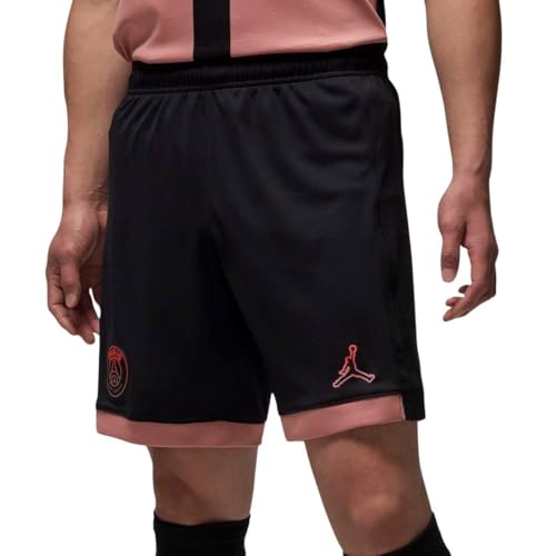 Nike PSG M NK DF Stad 3R Short PSG M NK DF FQ2060-010, Noir/Rose rouillé/Rose Rouille