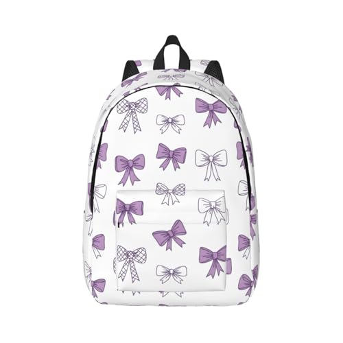 Sac à dos à nœuds violets pour femme : exprimez votre douceur au quotidien