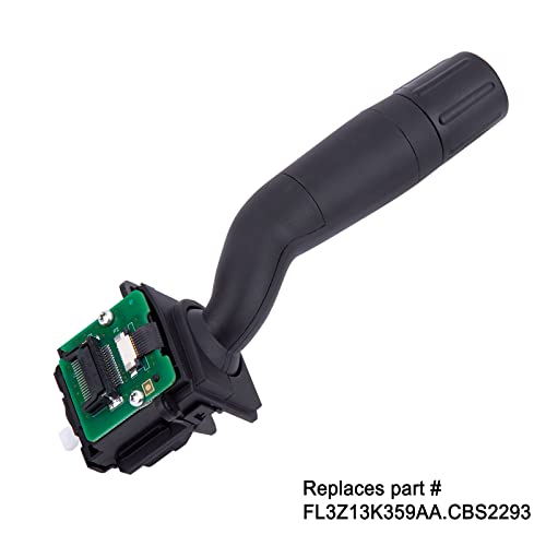 Windshield Wiper Switch Multifunction Turn Signal Control Assembly.Replaces Part # FL3Z13K359AA CBS2293.Fit for 2015-2019 Ford F-150 F-250 F-350 F-450 F-550 Super Duty - Thumbnail 2