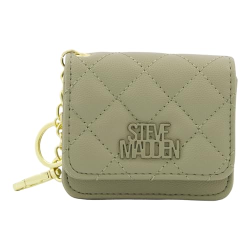 Steve Madden Bwren Flap Wallet with Keyring (ML Olive)