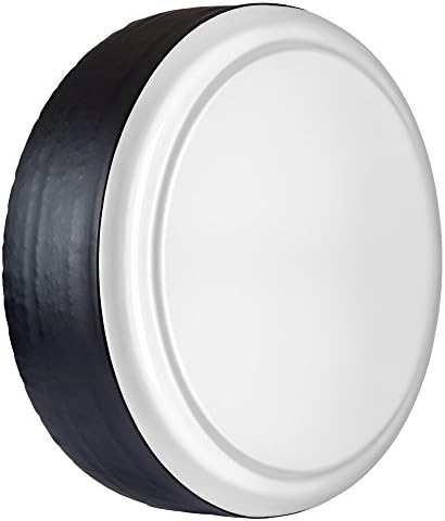 Boomerang® - 32" Color Matched Rigid™ Tire Cover (Plastic Face & Vinyl Band) for Jeep® JK Wrangler (2007-2018) - Bright White - 2