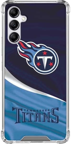 Skinit Clear Phone Case Compatible with Galaxy A14 5G - Officially Licensed NFL Tennessee Titans Design
