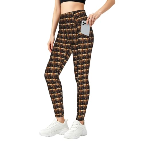 Pantalon de yoga ample haut de gamme imprimé ethnique Ancient Egypt Tribe