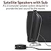 Cyber Acoustics CA-3908 2.1 Multimedia Speaker System with Subwoofer, 92 Watts Peak Power, Deep Bass, Perfect for Music, Movies, and Games on Desktops, Laptops, Consoles