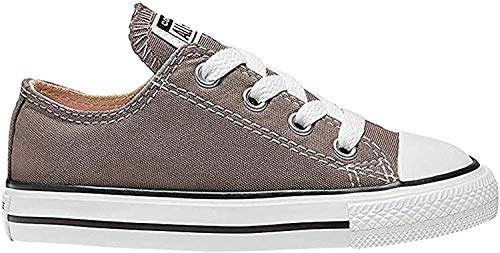 Converse Kids' Chuck Taylor All Star Canvas Low Top Sneaker Charcoal