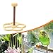 Bothyi Bird Perch Toy Bird Toy Fun Stable Cage Attachment Enrichment Play Interactive Rotating Windmill for Finches Window Parakeets, Yellow
