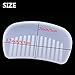 Comb Silicone Molds, Key Ring Mold with Hanging Hole for Resin Epoxy, Combs Making and DIY Craft Make,Semi-Transparent