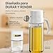 Imagen de Kit Dispensador Pulverizador de Aceite  más Salero de Vidrio