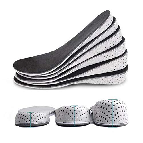 1 Pair Height Increase Shoes Insole Breathable Memory Foam Height Increase Insole Invisible Increased Heel Lift Shoe Lifts Inserts Heel Cushion Inserts Shoe Pads Elevator Insoles for Women Men (2.3cm)
