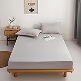 Coton. Le tissu est respirant et doux pour la peau, soyeux et confortable, avec un toucher délicat et une bonne adhérence à la peau. Enveloppe complète à 360 °, conception élastique à cercle complet. Convient aux matelas d'une profondeur de 5 à 30 cm. (1pcs) indique uniquement les feuilles à ajustement rapide. (3 pièces) signifie drap-housse * 1, taie d'oreiller * 2 inclus.
