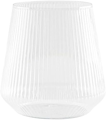 Miniatura 5 de PLASTICPRO Paquete de 12 copas de vino de plástico blanco desechables sin tallo, 12 onzas, sin BPA, vasos de vino de plástico inastillables