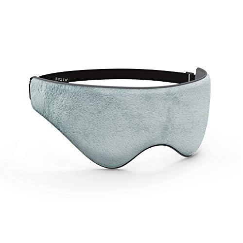 BUZIO Weighted Eye Mask for Sleeping, Sleep Mask and Blindfold, Adjustable Strap