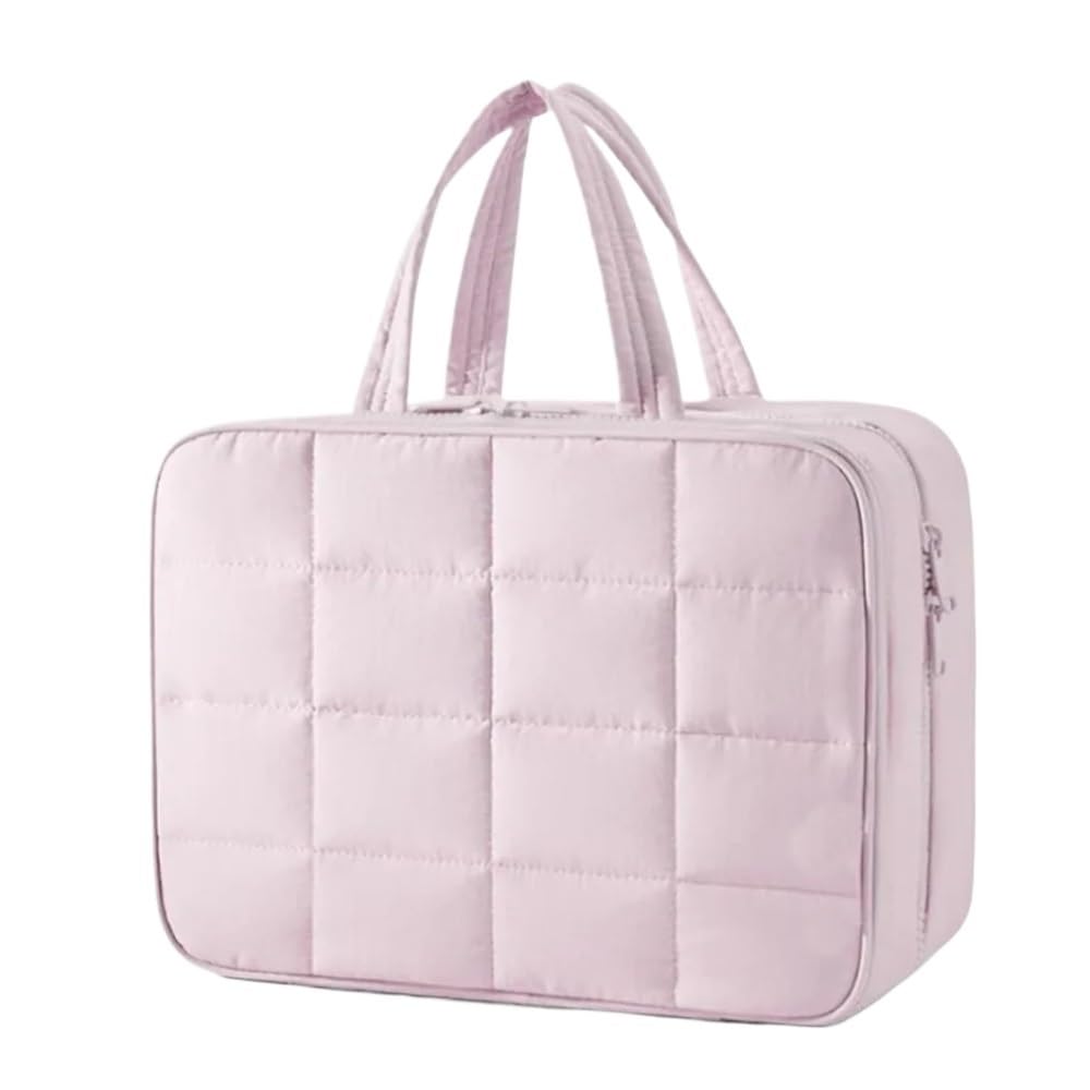 Borsa cosmetica multifunzionale Borsa da toilette unisex da appendere, rosa