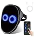 Produktbild Ompusos LED Maske mit programmierbaren LED und Bluetooth-kompatibler App-Steuerung und Gestenerkennung - Die coolste Vollgesichts-LED-Maske für Karneval, Halloween, Cosplay, Party und Maskerade