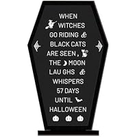 Señal de mesa de Halloween | Halloween Centerpiece Table Wood