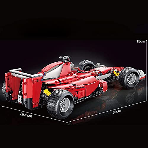 Technik Bausteine Auto für Formula F1, 1682 Klemmbausteine Sportwagen Bausatz, 1:8 Rennwagen Modell Bauset Fahrzeuge… – Bild 5