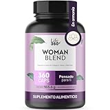 Multivitamínico Suplemento para Mujer | 360 Cápsulas con Colágeno Hidrolizado, Biotina, Ácido Fólico, Maca, Vitamina...