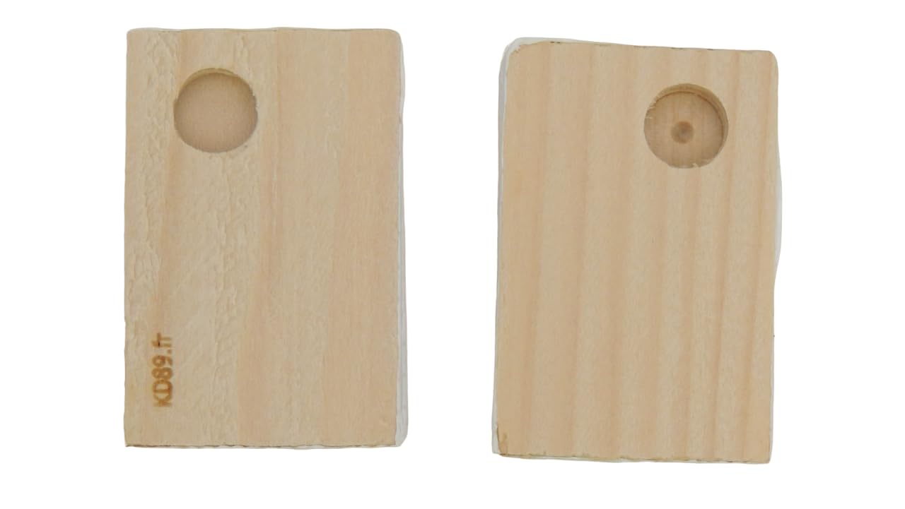 KD89 Cuckoo Clock Bellows - Choice of Sizes, Sold as a Pair (Right and Left Side) (29 x 44 mm), Wood, 29x44mm - Image 2