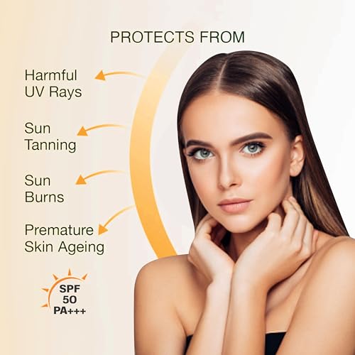 Image of Sunscreen Fairness Lotion, SPF 50+, PA++, 100ml, Sun Protection, Skin Lightening, Moisturising, for All Skin Types