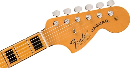 Fender Vintera II ’70s Jaguar MN Black – Guitare Électrique - Les Beatles, Paul McCartney, John Lennon, RIngo Starr, George Harrison Fender Vintera II '70s Jaguar MN Black - Guitare Électrique – Image 6