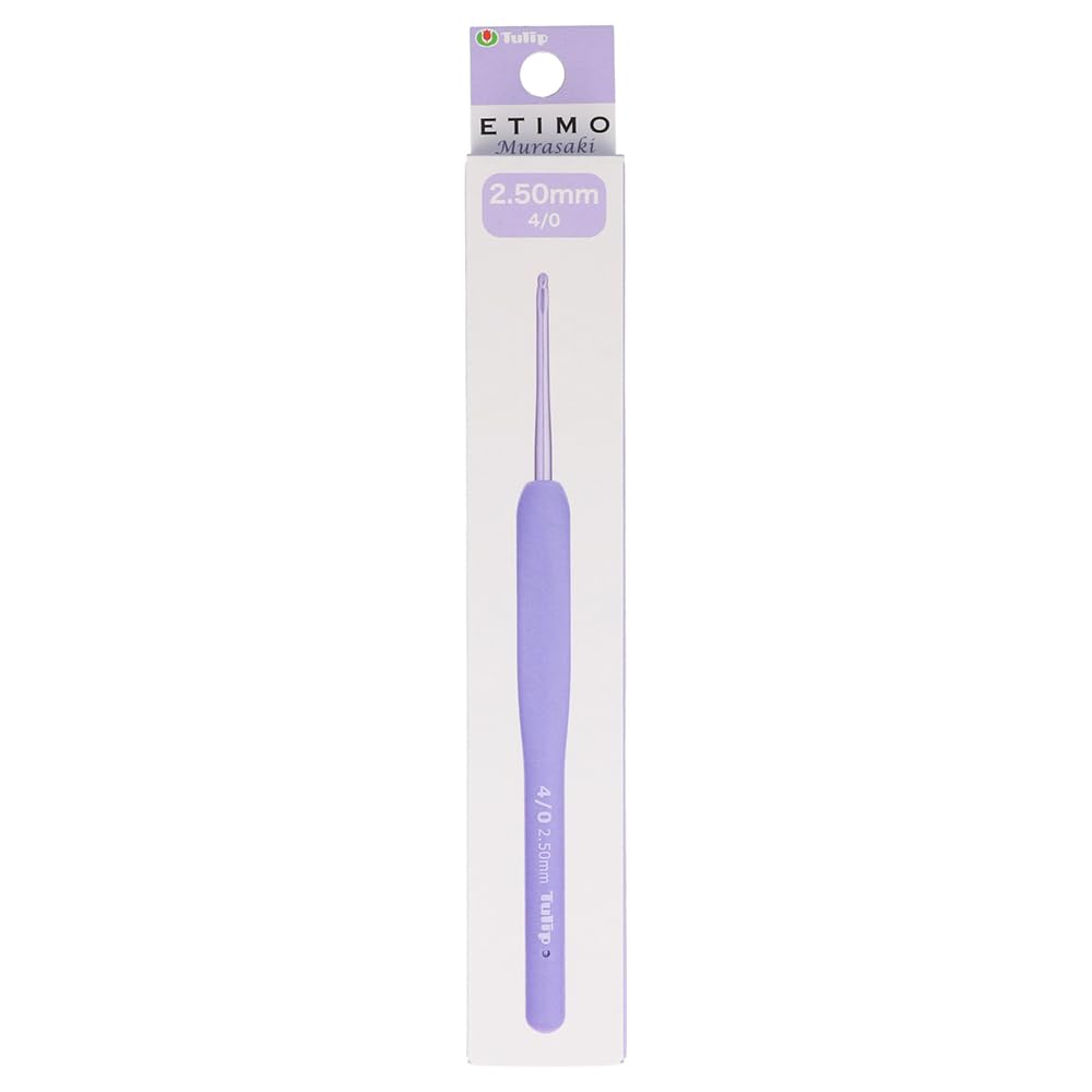 Tulip Etimo Murasaki Crochet Hook, Softgrip Ergonomic Aluminium Hook