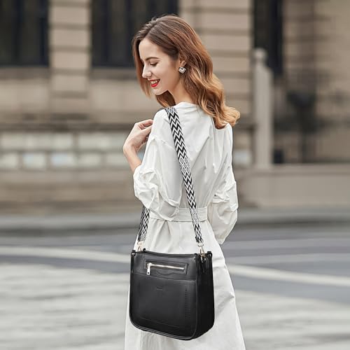 Crossbody Bags for Women Crossbody Purses for Women Hobo Bag Shoulder Bag Handbags with Guitar Strap-7 Pockets2