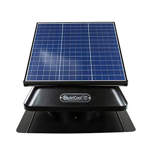 Quietcool 40 Watt Solar Powered Roof Mount Attic Fan #TOP1