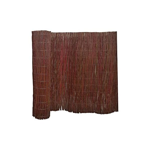 UNUS Sichtschutzmatte Weide 120x300 cm Sichtschutz Zaun für Terrasse Balkon und Garten Windschutz – Bild 3