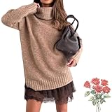 ensemble chemise de nuit et peignoir 【Occasions】 : Cet ensemble pull et jupe s'adapte à toutes les occasions : travail, rendez-vous ou réunions. Parfait pour un brunch, un événement spécial ou même au bureau, cet ensemble deux pièces s'adapte à différents contextes, ce qui en fait un choix incontournable pour l'automne, l'hiver et le début du printemps.