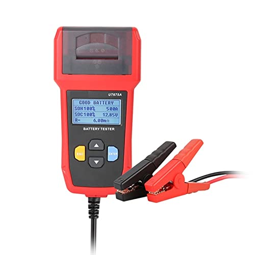 Tester Batteria, Tester della batteria for auto 1 2 V 24V DC. Analizzatore di caricabatterie Ut673a ut675a. Test del di caricamento del tester di capacità TEST 40-200 0cca.(UT673A)