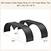 2Pcs Tandem Trailer Fender Double Axle Compatible with 13-15 Inch Wheels Teardrop Pair Enclosed Trailers 66