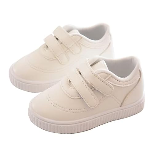 Zonkacen Boy's Girl's Non Slip Fashion Lightweight Hiking Sneakers for Spring Autumn Outdoor Walking Street School Sport Athletic Mountain White 10 Little Kid