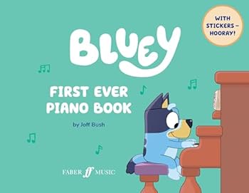 Paperback Bluey: First Ever Piano Book