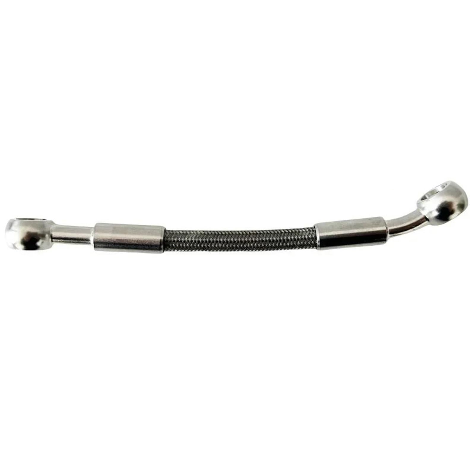 Hydraulic Brake Hose Motorcycle ATV Hydraulic Clutch Flexible Tube Oil Pipe M10 Banjo 0°-28° Braided Brake Hose Accessories(200CM)
