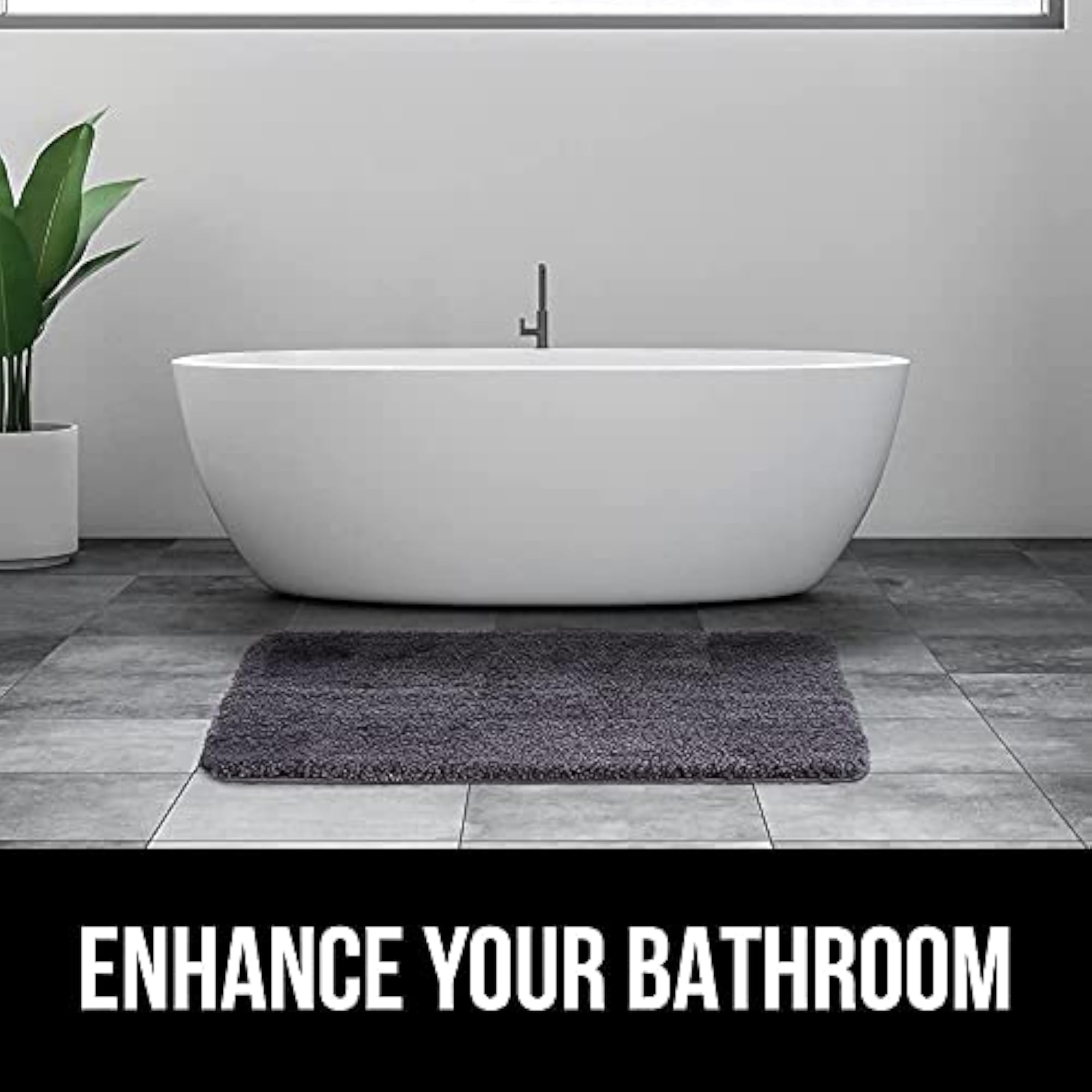Microfiber Anti-Skid Water Soaking Mat for Bedroom