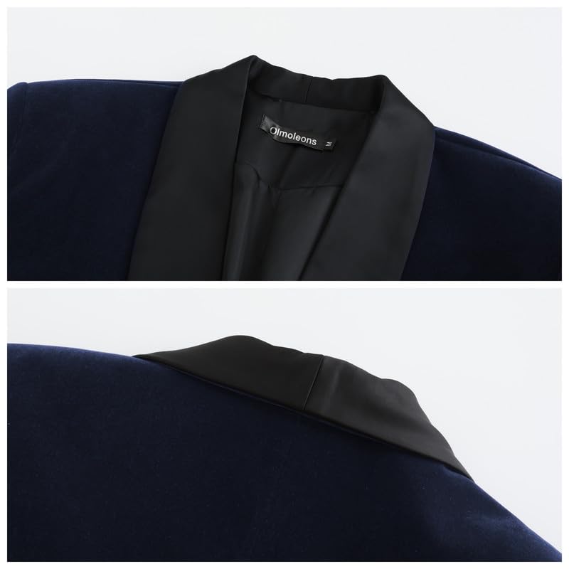 Blazer de terciopelo para hombre, con solapa, esmoquin, ajustado, perfecto para bodas, bailes, eventos formales