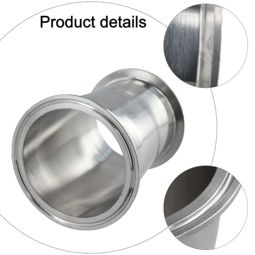 Reductor para manguito tri abrazadera que soluciona desniveles de 3 pulgadas a 3.5 en tuberías 7