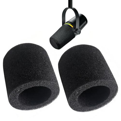 Mousse pour Shure MV7 de rechange pour eliminer le souffle de la voix et bruits d'air de micro