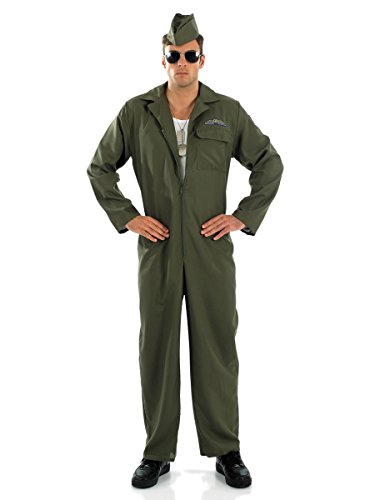 Fun Shack Costume Pilote Homme, Déguisement Homme Carnaval Taille L