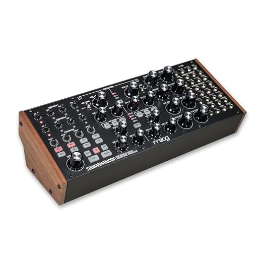 MOOG Subharmonicon Semi-Modular Analog Polyrhythmic Synthesizer with Dual Sequencer, MIDI, and Patch Bay