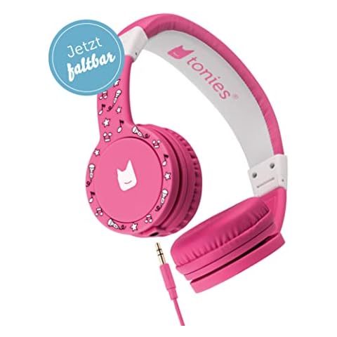 tonies Adjustable Pink Headphones for Kids Cover