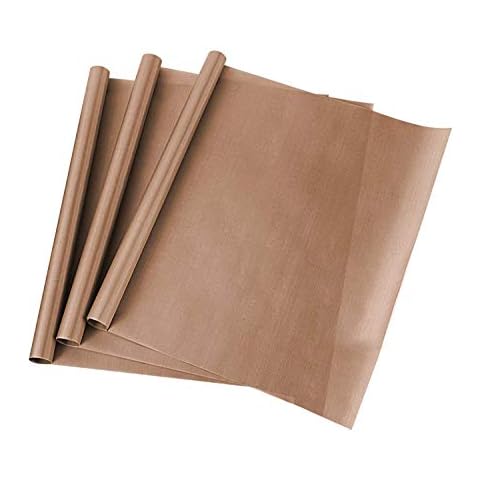 SS SHOVAN 3 Pieces PTFE Teflon Sheet for Heat Press Transfer Sheet 40 * 40cm Non Stick Heat Transfer Paper Resistant Washable Reusable Baking Sheet Craft Mat Reusable Baking Sheet Craft Mat Cover