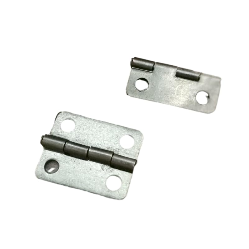Zawiasy meblowe， Zawias metalowy 10/20 sztuk w 0, 62 *, 51 cala Czarne, płaskie(Pack of 20)
