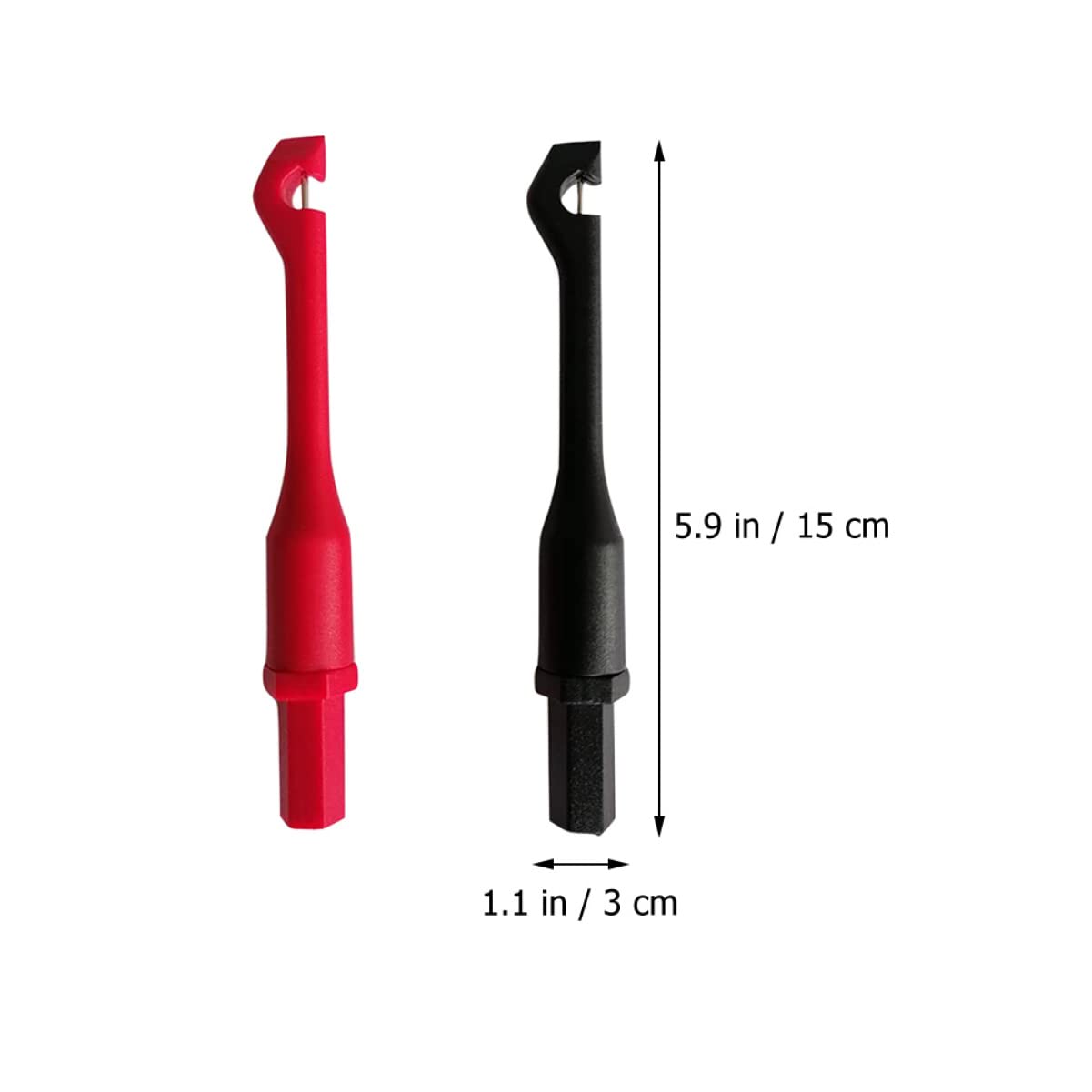 OUNONA 4 Sätze Schaltungstester Multimeter Zubehör Elektriker Werkzeug Elektrische Prüfspitzen Draht Elektrischer Prüfstift Testen Rücksonden-kit Automotive Sonde Für Auto Abs 2 Stück * 4
