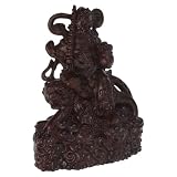 Elegancia hecha a mano: experimente la habilidad artesanal con esta estatua de la fortuna de cai shen, cuya representación realista de gongming da vida a las figuras de riqueza del feng shui con arte, estatua china de cai shen, estatua del de la riqueza