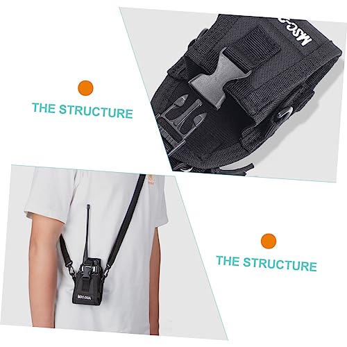 BETOOKY Msc20B Porta-Rádio Cinto De Serviço Bolsa Para Walkie-Talkie Porta-Rádios Porta-Rádio Porta-